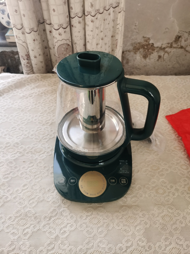 苏泊尔(SUPOR) 养生壶 煮茶壶 1.5L速热花茶壶多档家用办公室带滤网多功能智能 煮茶器SW-15YT01晒单图