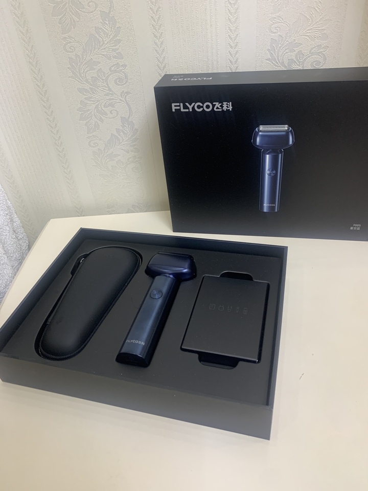 飞科(FLYCO)男士电动往复式刮胡剃须刀全身水洗生日情人节日礼物送男友送老公送父亲F005-星空蓝晒单图