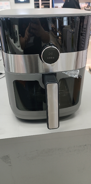 美的(Midea)空气炸锅全自动不用翻面实用大容量家用空气炸锅透明可视智能触控免翻面烤箱晒单图