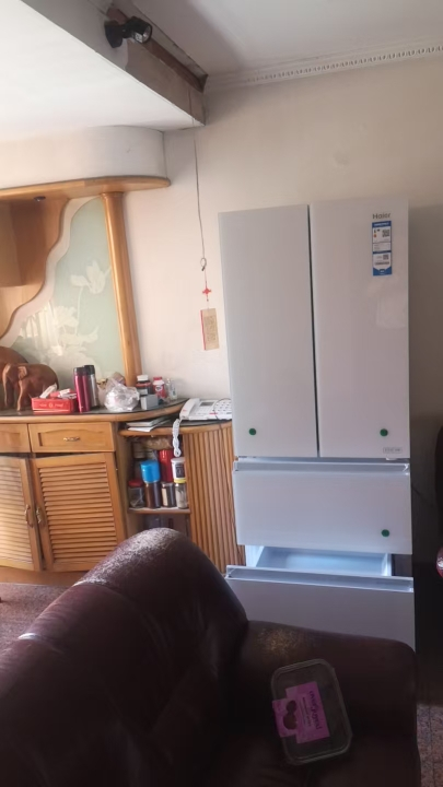 海尔(Haier)413升多门零嵌冰箱 全空间保鲜 阻氧干湿分储 冷冻智能恒温BCD-413WGHFD1BSJU1(白)晒单图