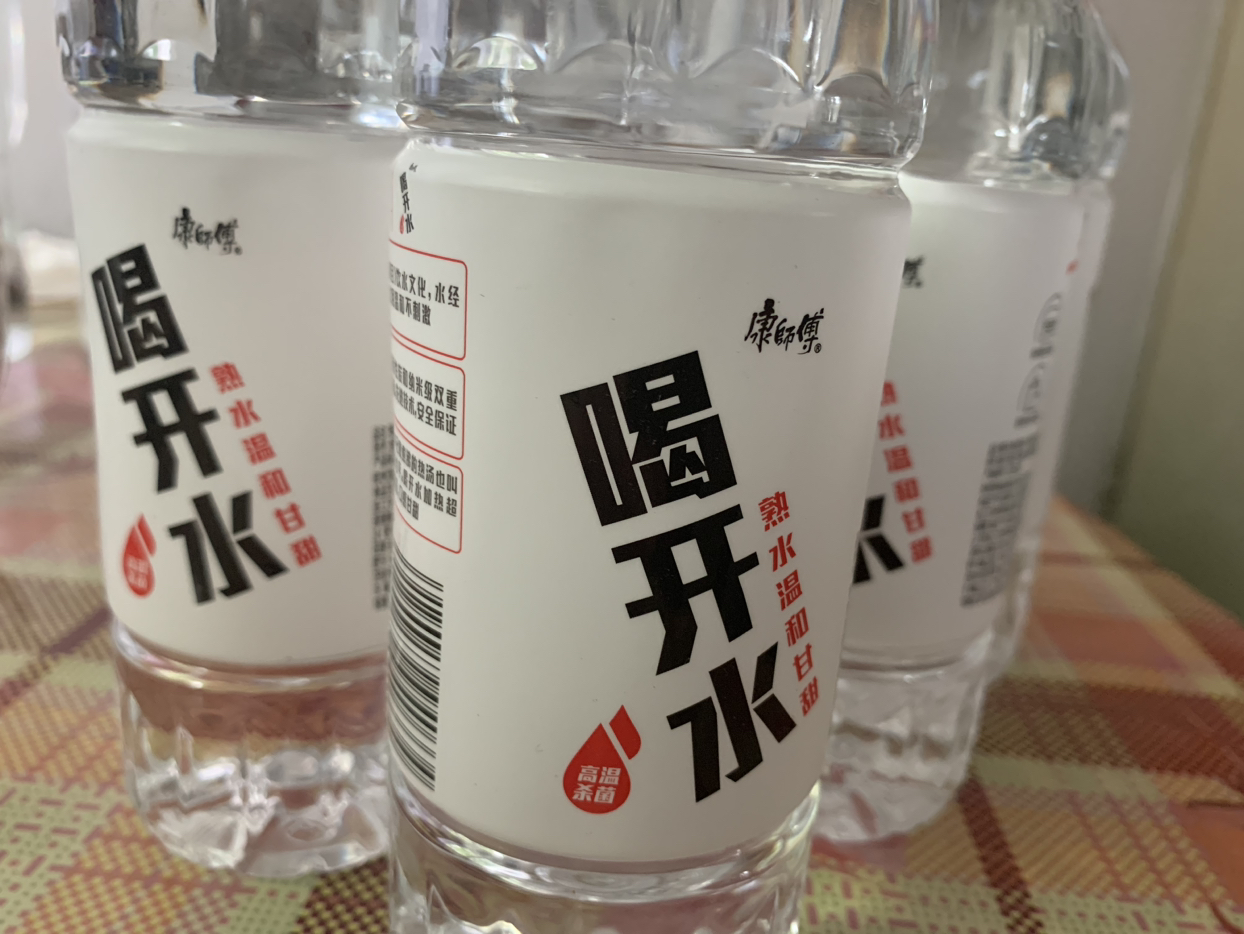 康师傅喝开水熟水饮用水380ml*6瓶纯净水瓶装水会议家庭用水晒单图