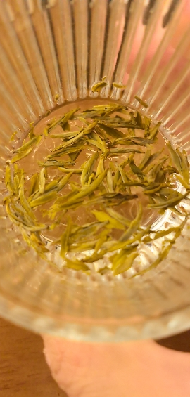 海汀园 雪青明前绿茶 100g 袋晒单图