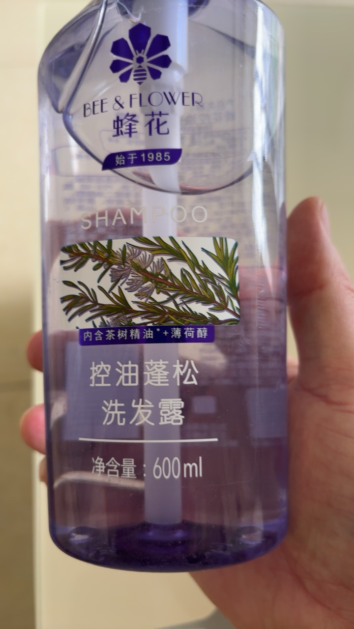 蜂花洗发露控油蓬松保湿清洁男女洗发水官方正品600ml装晒单图