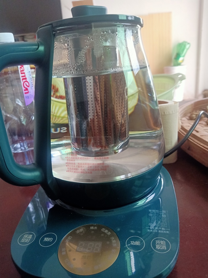 苏泊尔(SUPOR) 养生壶 煮茶壶 1.5L速热花茶壶多档家用办公室带滤网多功能智能 煮茶器SW-15YT01晒单图