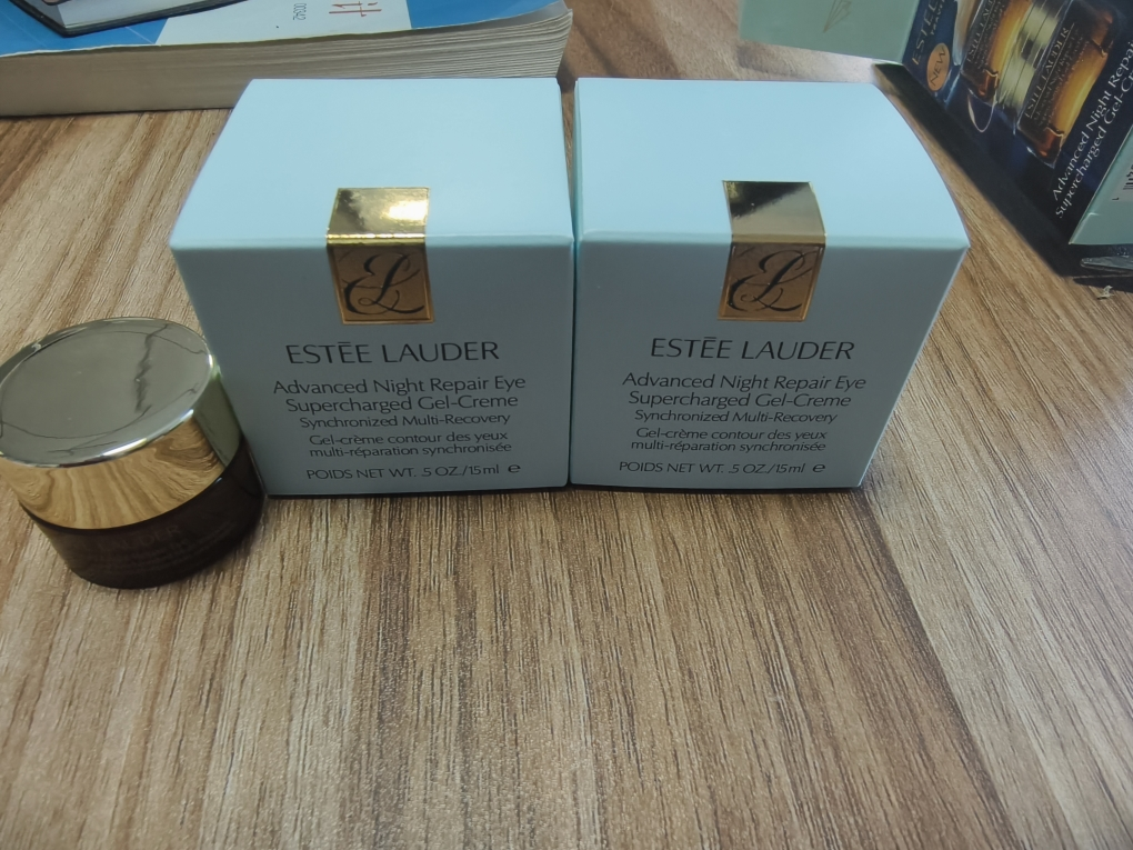 (Estee Lauder)雅诗兰黛小棕瓶眼霜改善眼袋改善黑眼圈紧肤淡皱小棕瓶抗蓝光眼霜15ml 两瓶装+小样5ml晒单图