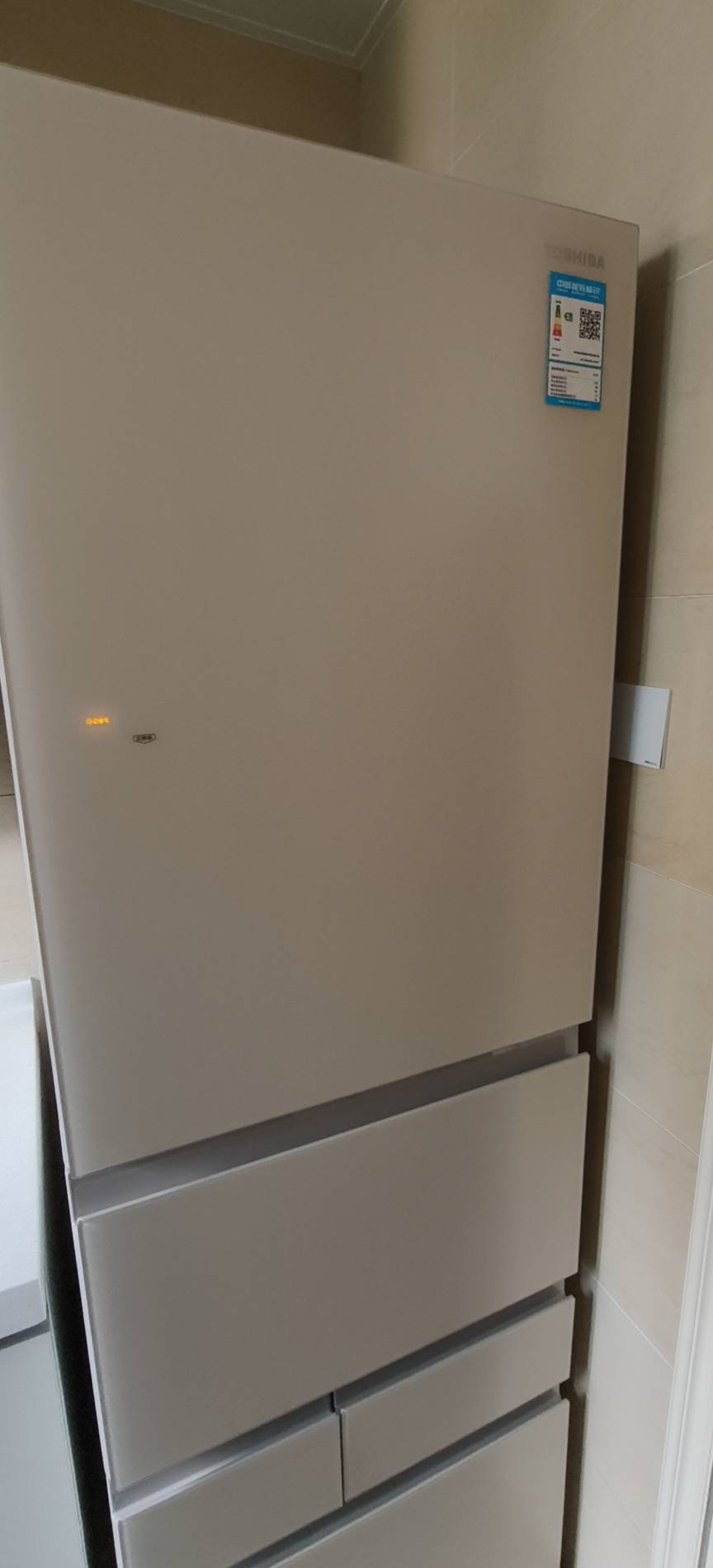 东芝冰箱GR-RM436WE-PG2B7羽纱杏晒单图