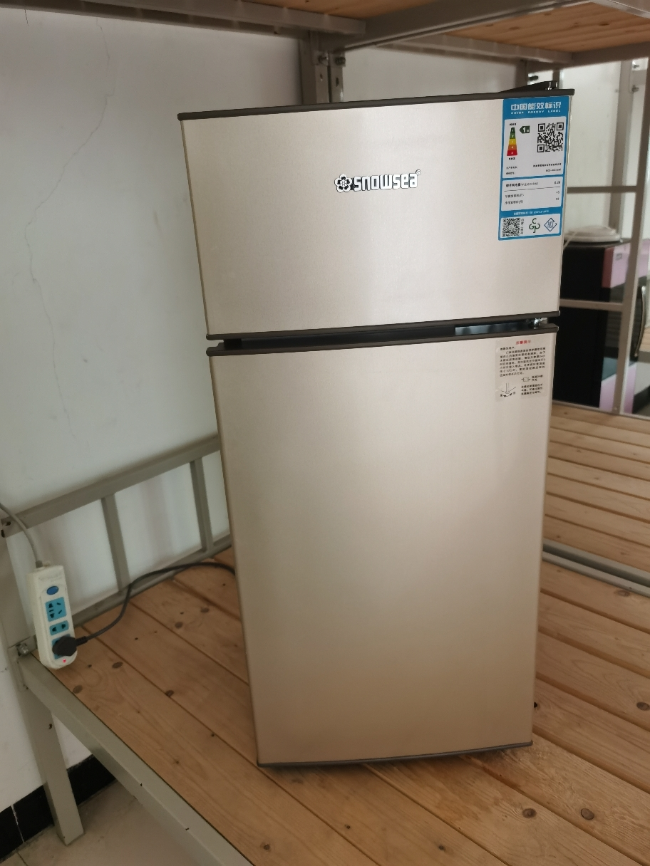 香雪海 小冰箱 家用小型双门冰箱 一级能效电冰箱 迷你小型节能冷藏冷冻 租房 宿舍冰箱 68S138E 玫瑰金晒单图