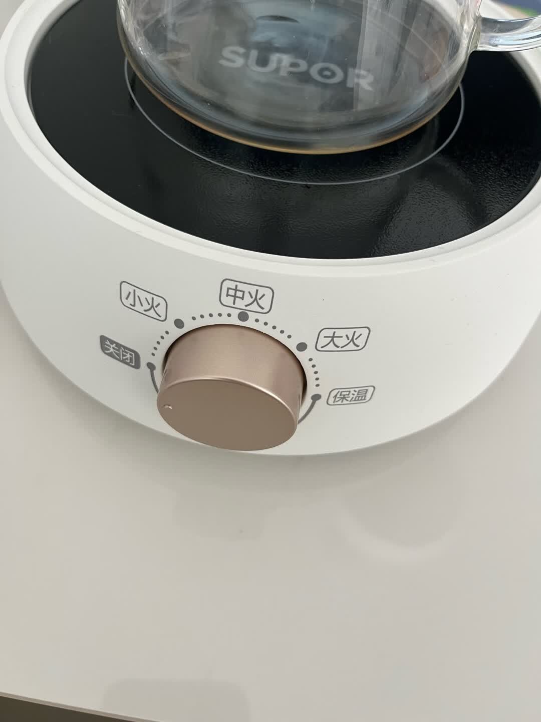 苏泊尔(SUPOR)迷你电陶炉 煮茶器煮茶炉煮茶壶 养生围炉煮茶黑茶花茶泡茶不挑器具 SW-DTL01[不含茶壶]晒单图