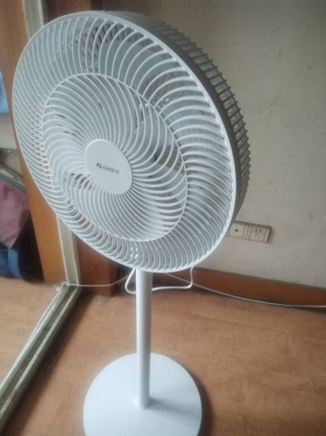 格力(GREE)电风扇落地扇7叶台地两用家用风扇卧室客厅电扇宿舍学生立式摇头扇轻音低噪白色机械款 FD-3515h7晒单图