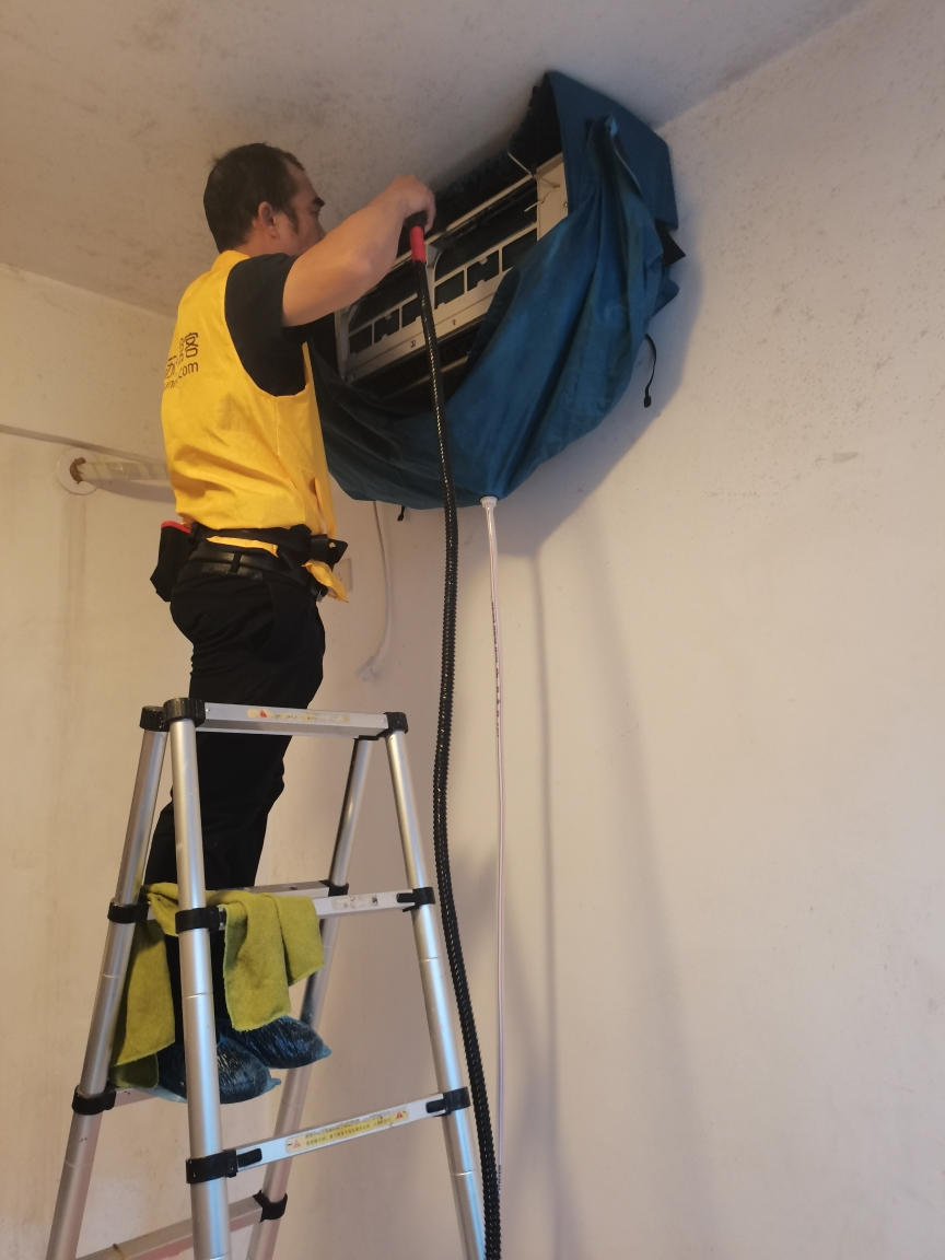 2台挂机空调清洗服务 全拆洗 苏宁帮客上门服务晒单图