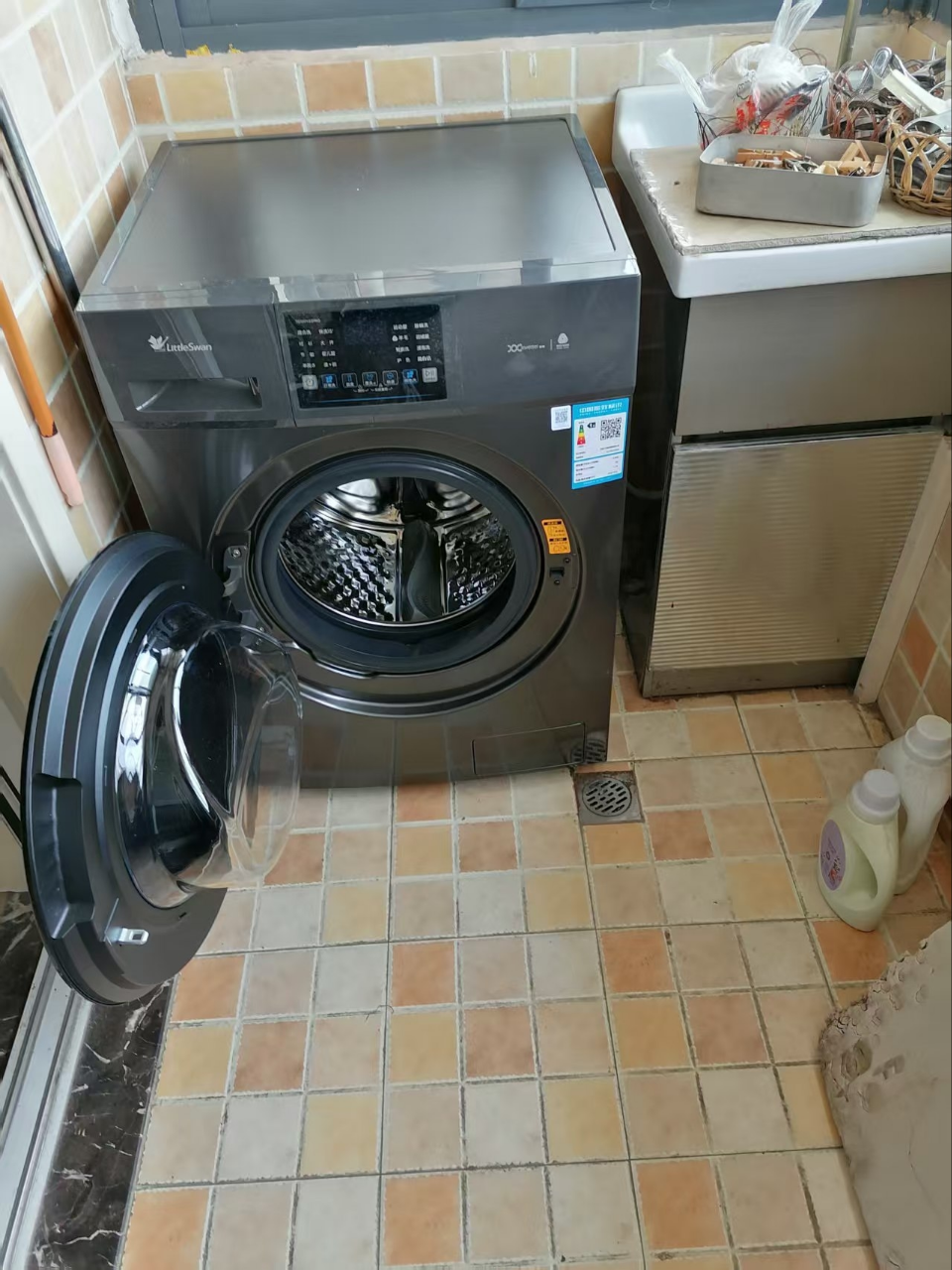 小天鹅洗衣机滚筒全自动变频10公斤大容量家用羽绒服洗除菌除螨TG100V23PRO 家电国家政府补贴[洗净比1.1新款]晒单图