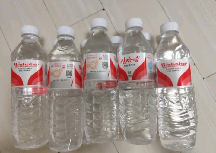 娃哈哈纯净水350ml*12瓶便携装饮用水非矿泉水特价晒单图