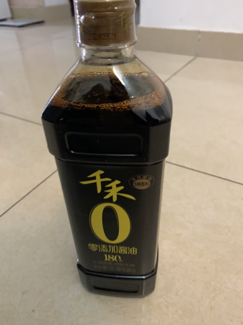 千禾头道原香180天1L特级生抽炒菜凉拌调味品粮食酿造酱油晒单图