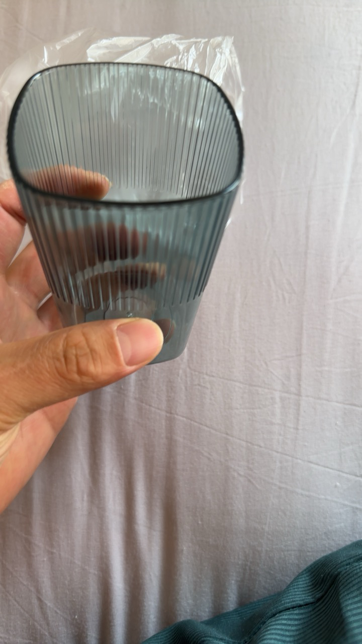 太力家庭洗漱杯儿童漱口杯情侣款防霉抗菌牙缸牙具置物架刷牙杯子-水晶蓝晒单图