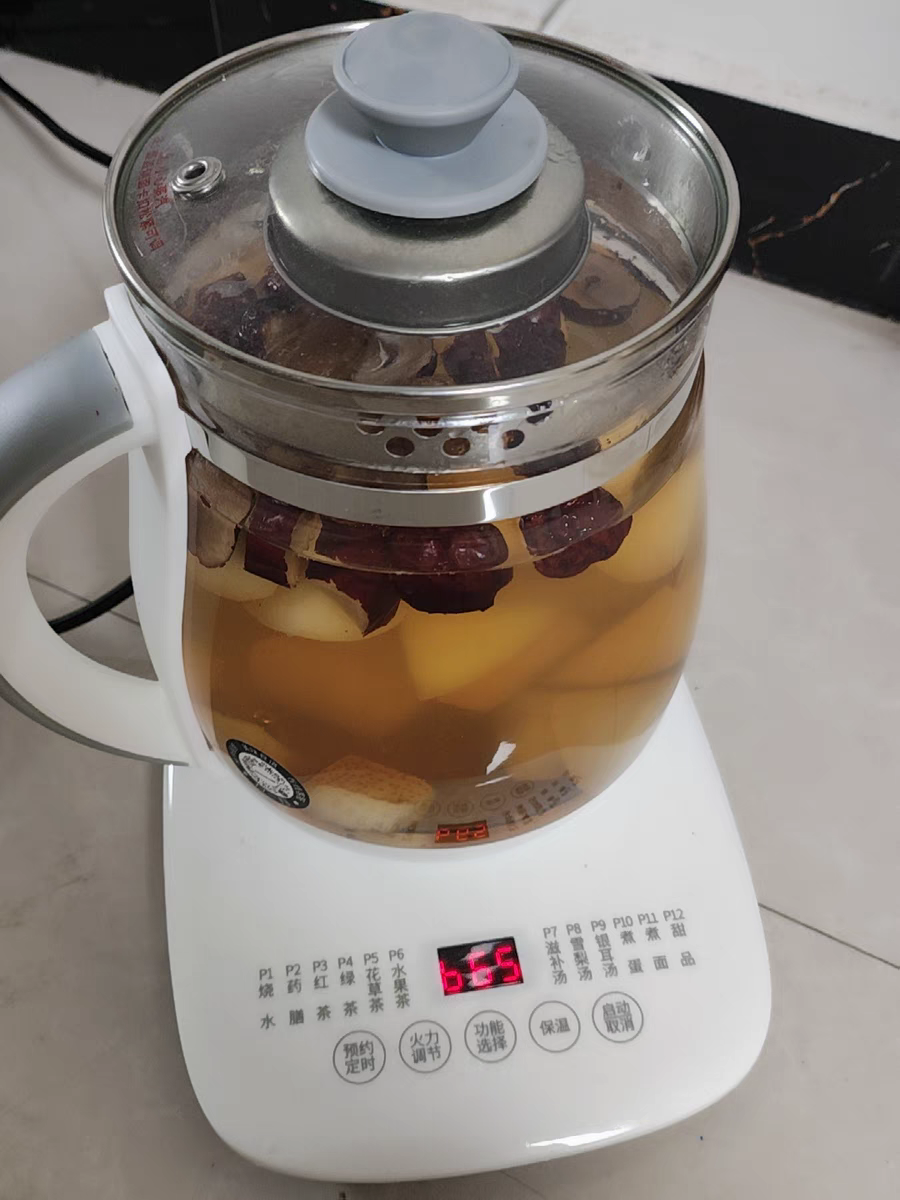 九阳(Joyoung)养生壶迷你玻璃花茶壶煮茶器 1.5L容量11档温度 0胶水恒温电热烧水壶 DGD1506BQ晒单图