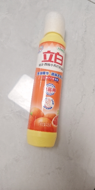 立白西柚小苏打洗洁精408g去油除异味食品用果蔬放心洗晒单图