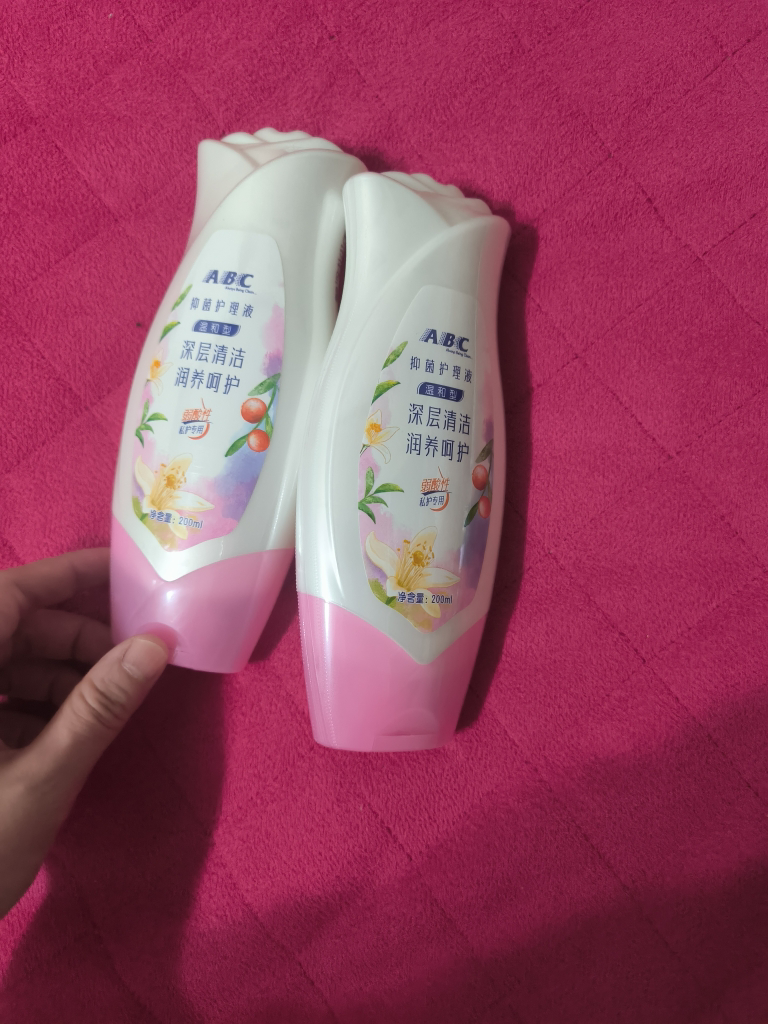 ABC 女士 卫生护理液 清洁 私处洗液U01 200ml*2晒单图