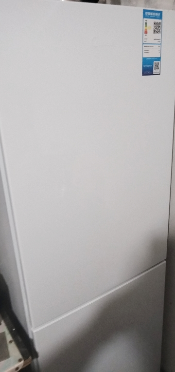 美的181升双门冰箱 家用双温冷藏冷冻大容量保鲜低音 超薄电冰箱 小户型两开门 MR-190E 极地白 苏宁自营以旧换新晒单图