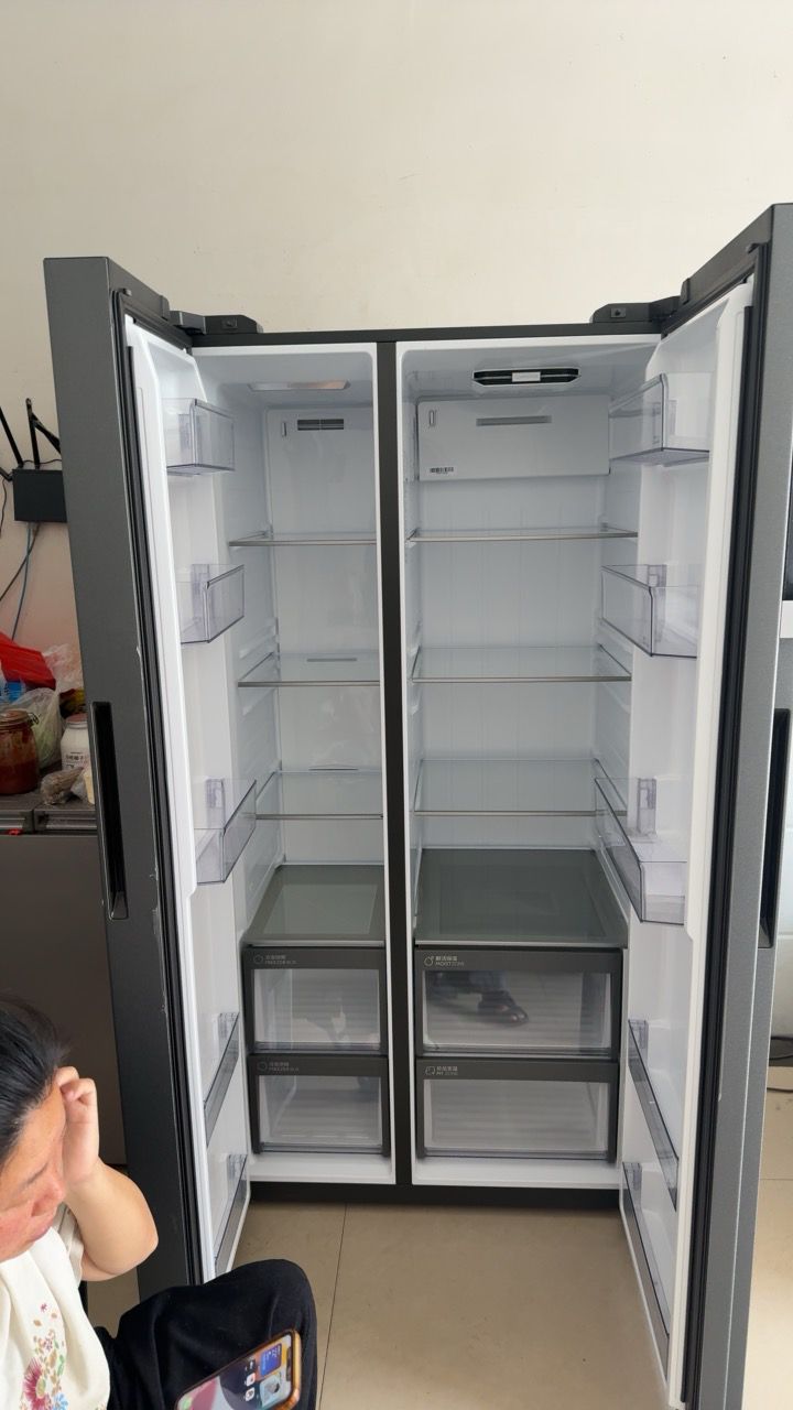 海尔(Haier)630升对开门超薄嵌入冰箱 AIP超净系统 阻氧干湿分储 国补 BCD-630WGHSS95S9U1晒单图