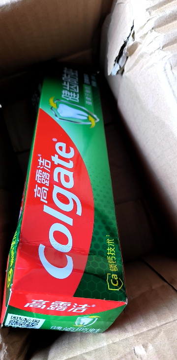 高露洁口腔护理清洁全面防蛀超爽薄荷牙膏防蛀固齿清新口气家庭加量装250g晒单图