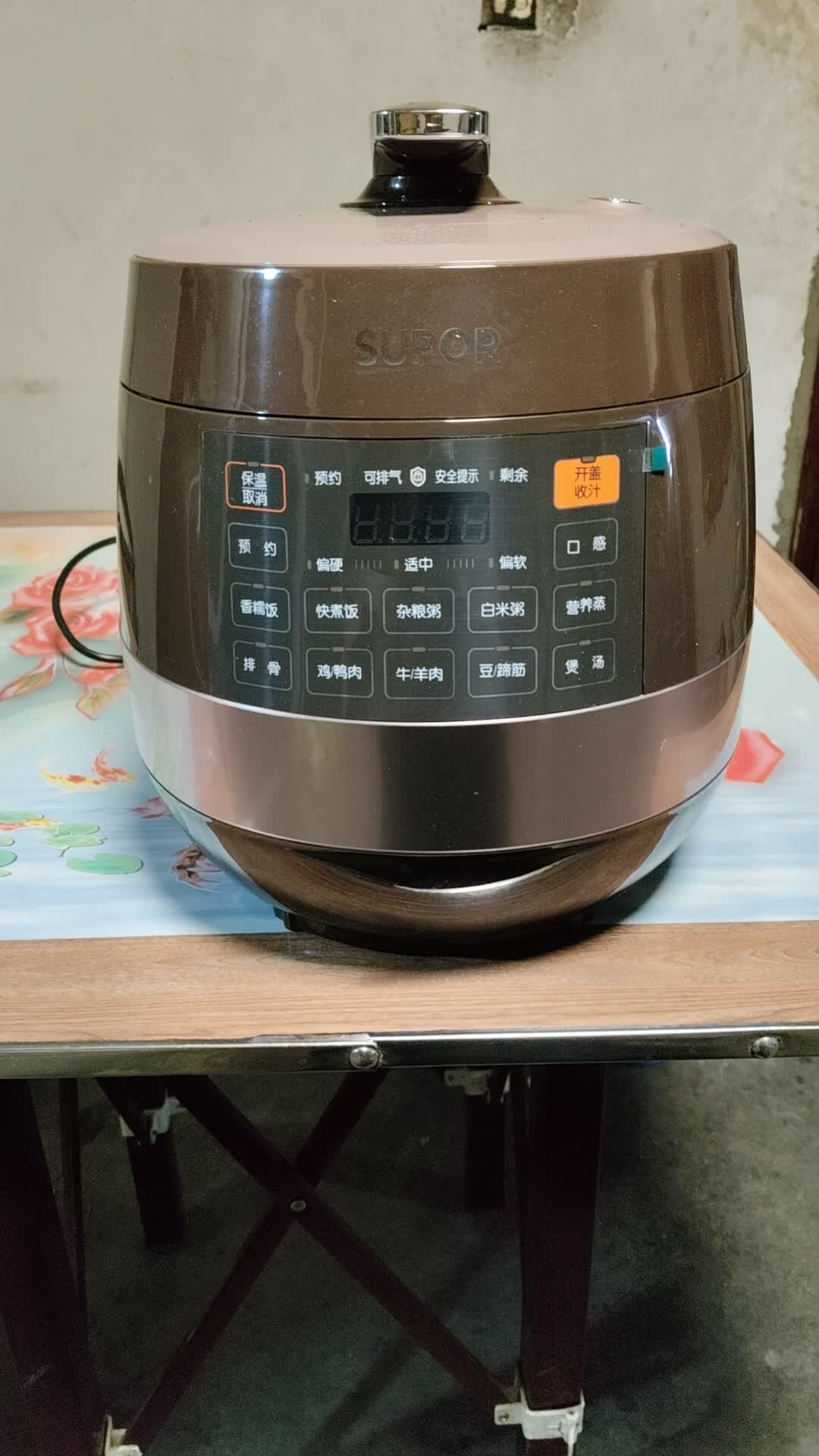 苏泊尔(SUPOR)全自动智能预约电压力锅 6L大容量 触控双球釜内胆电饭煲高压锅6-8人SY-60YC8001Q晒单图