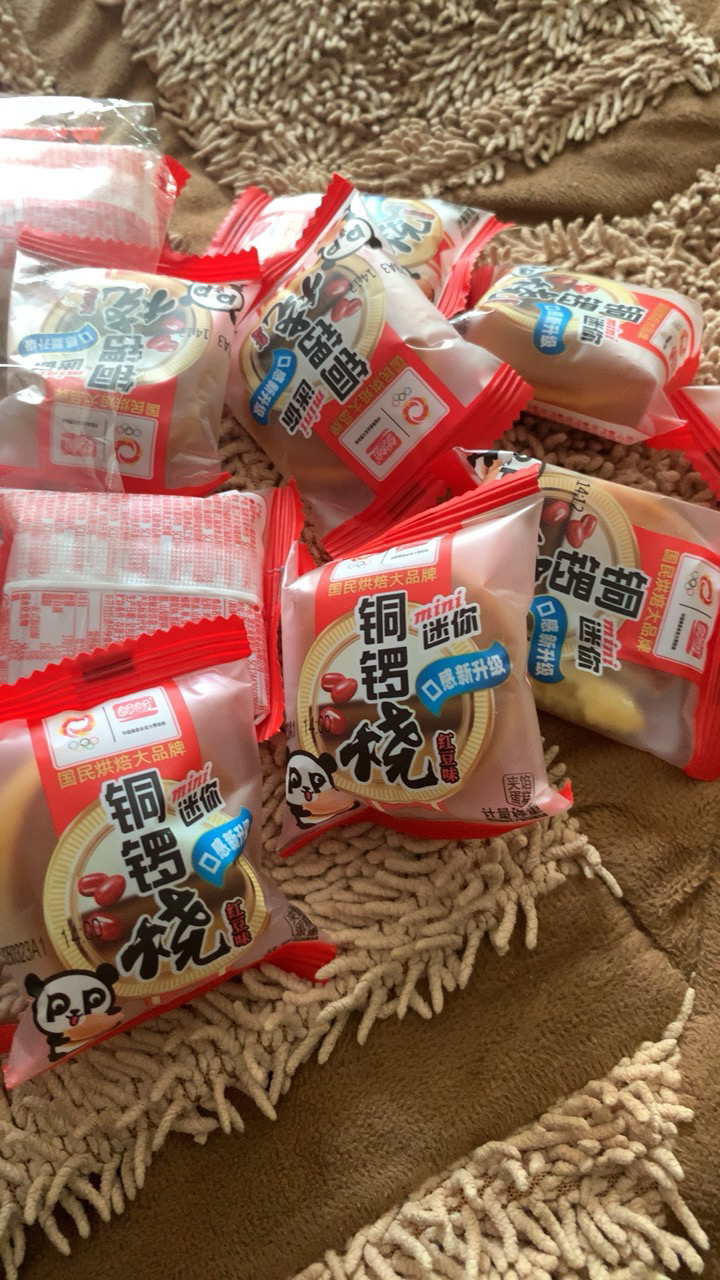 盼盼红豆味铜锣烧240g*2袋装早餐休闲夜宵充饥零食品晒单图