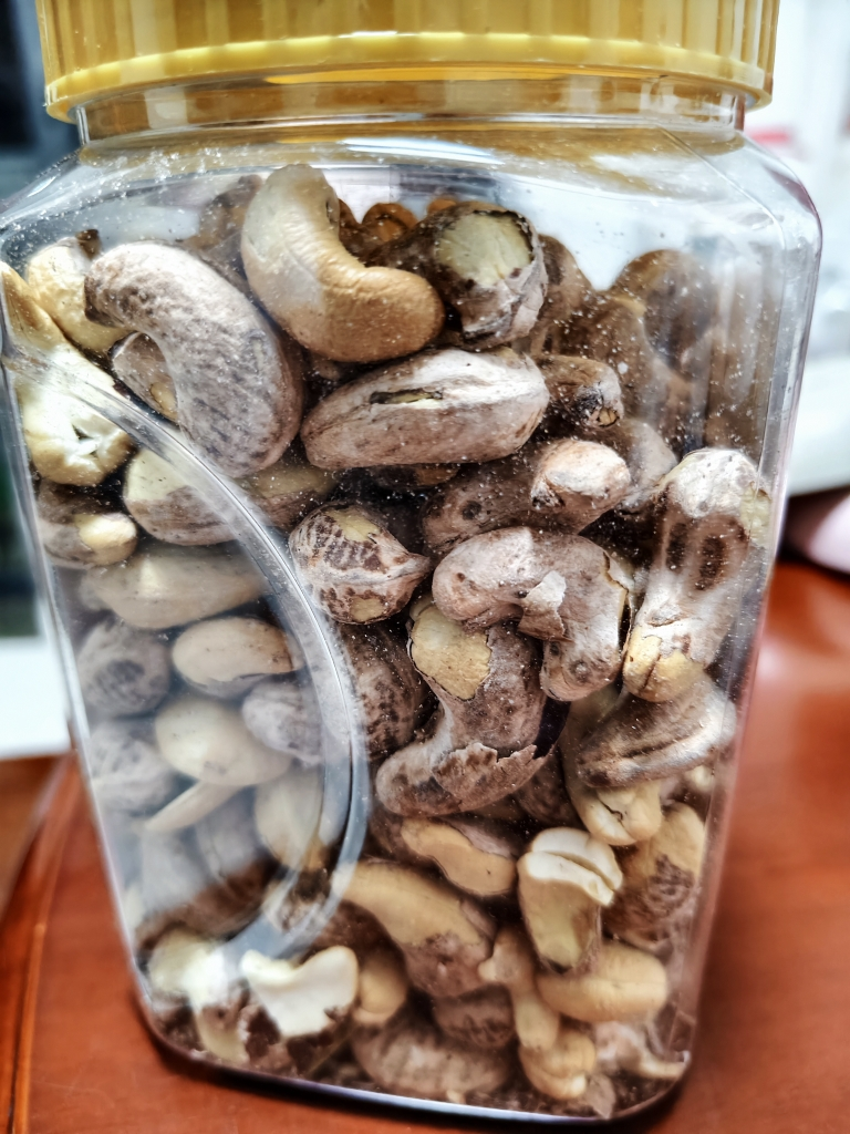 百草味-紫皮腰果500g 盐焗原味带皮坚果新货干果罐装晒单图