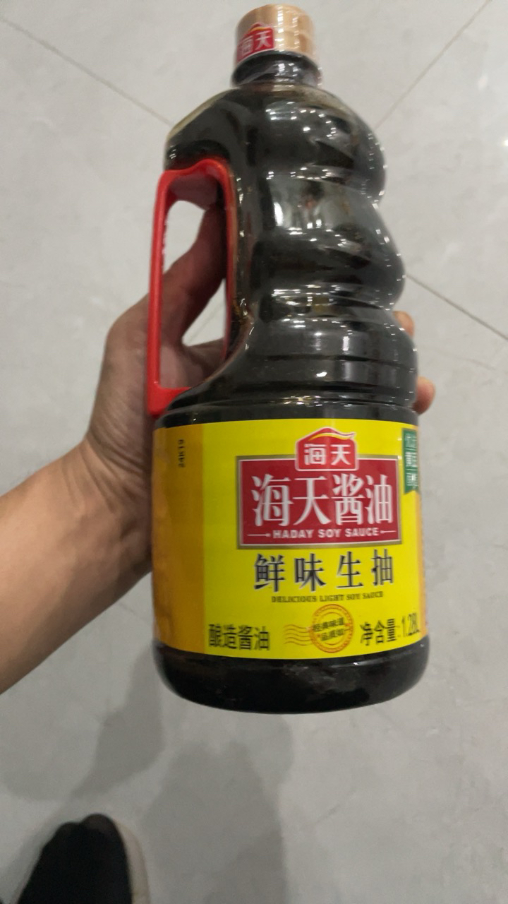 海天鲜味生抽1.28L*1家庭装炒菜凉拌酿造酱油厨房调料晒单图