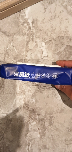 苏宁宜品湿厕纸40片*5包 带盖水润清爽擦屁屁湿厕纸晒单图