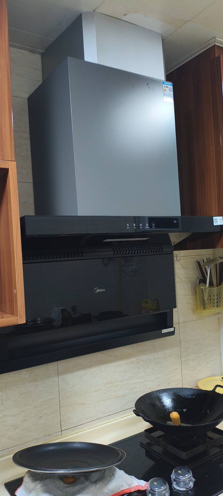 美的吸油烟机CXW-260-XC21-S 21m3/min风量 750mm小尺寸 挥手控制 450Pa爆炒静压晒单图