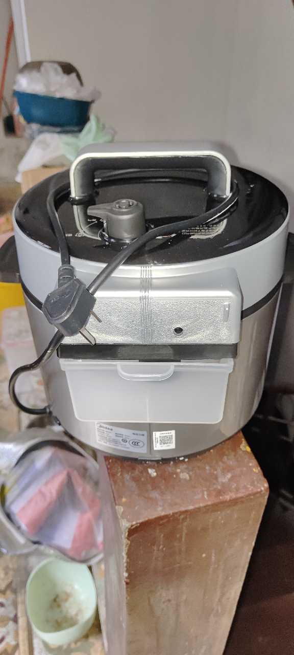 美的(Midea)电压力锅MY-E4809家用4升压力锅电高压锅开盖煮9大功能电饭煲晒单图