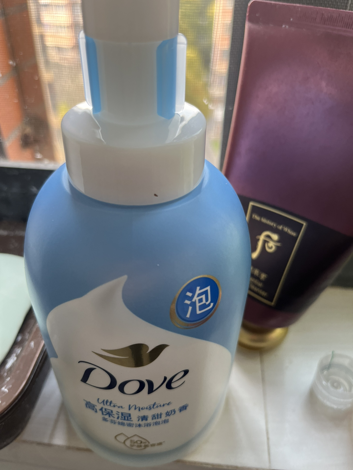 多芬沐浴露泡泡 烟酰胺温和氨基酸浓密泡泡沐浴乳男女通用 深层营润400ml晒单图