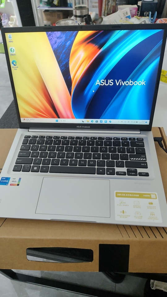 华硕无畏14 高性能标压i5 14英寸高清全面轻薄便携高性能学习办公笔记本电脑(i5-13500H 16G 512G)银晒单图