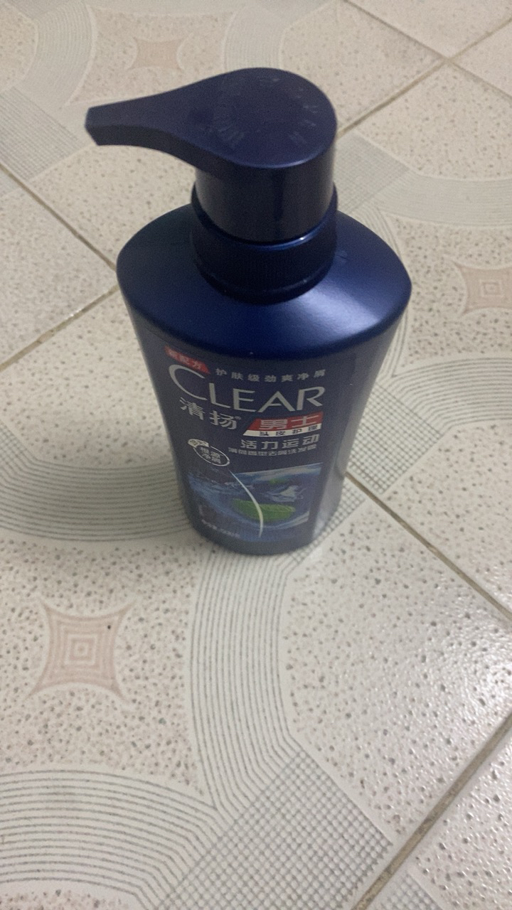 清扬男士去屑洗发水活力运动薄荷型500g 止痒舒爽蓬松晒单图
