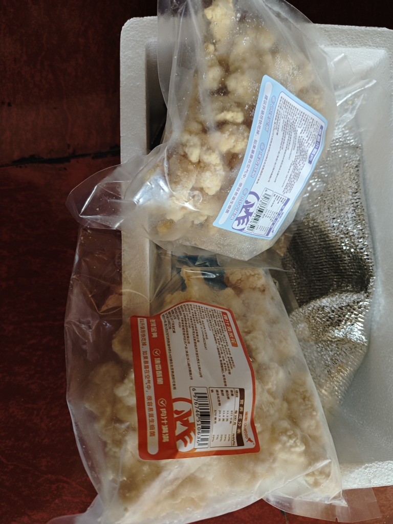 [苏鲜生推荐]雀淘 香酥鸡米花1袋+小酥肉1袋 400g/装 冷冻半成品炸鸡块条空气炸锅食材晒单图