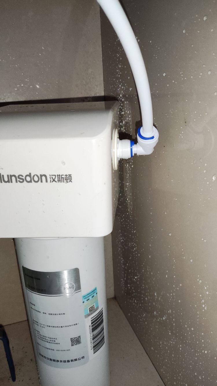 汉斯顿/Hunsdon净水器家用直饮自来水过滤厨房净化反渗透ro净水机800G大通量白露2L/min直饮出水晒单图