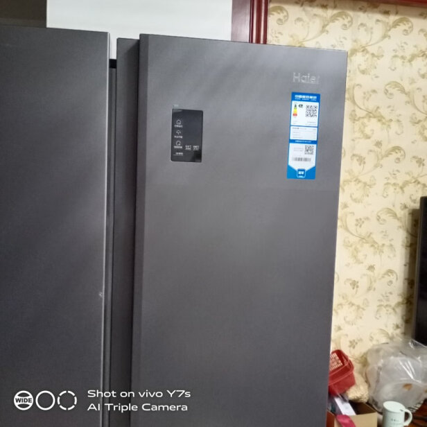 海尔(Haier)538升对开门嵌入冰箱 一级双变频节能 精控多路送风 智+魔方视窗 BCD-538WGHSSEDB9晒单图