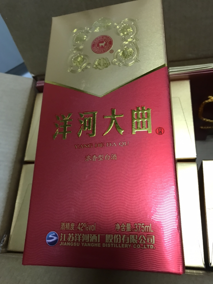 洋河(YangHe)洋河大曲 42度 375ml*6 整箱装 浓香型白酒晒单图