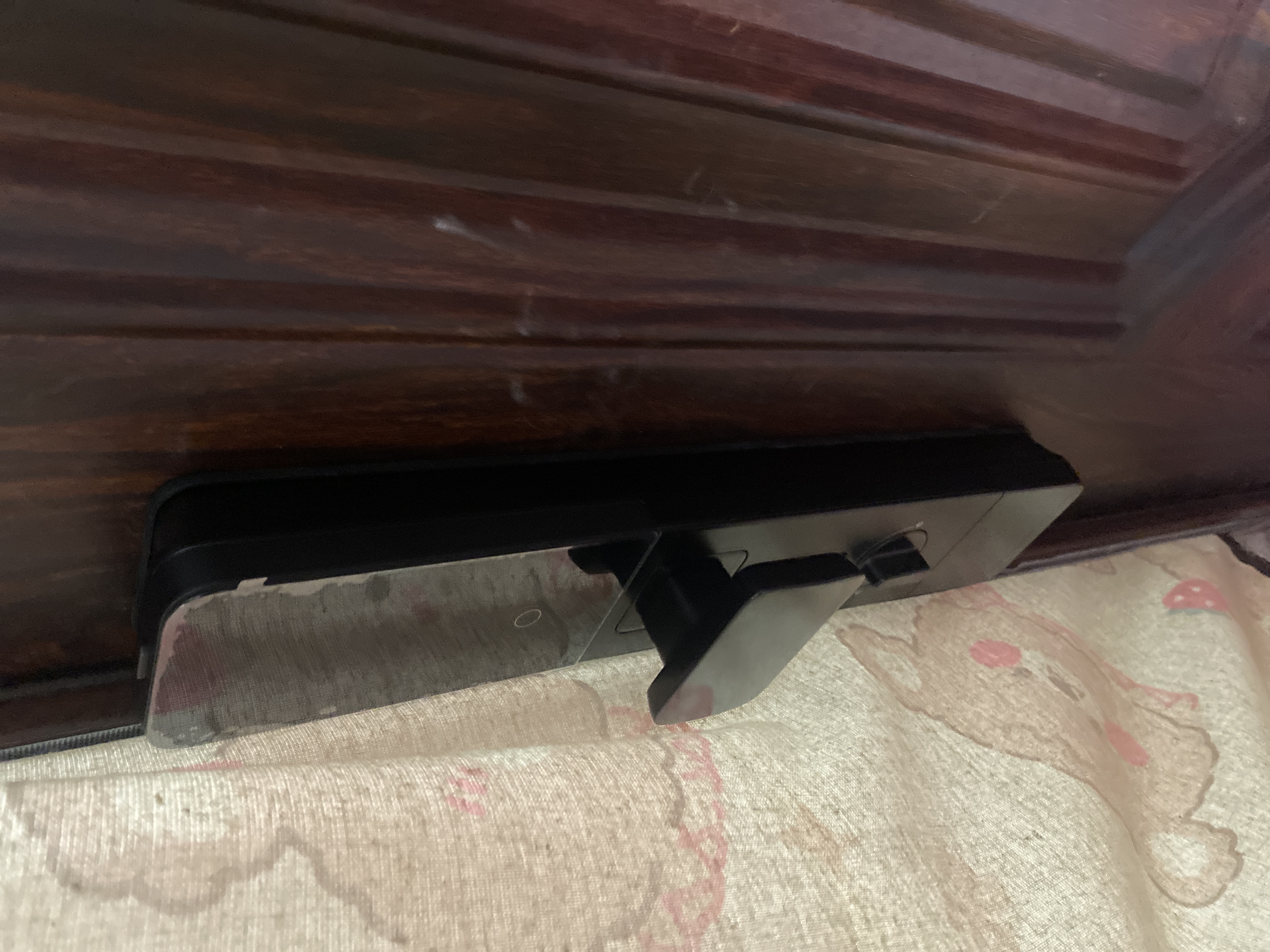 德施曼智能门锁人脸猫眼大屏密码锁指纹锁大圣Q5FPro(新性能版)晒单图