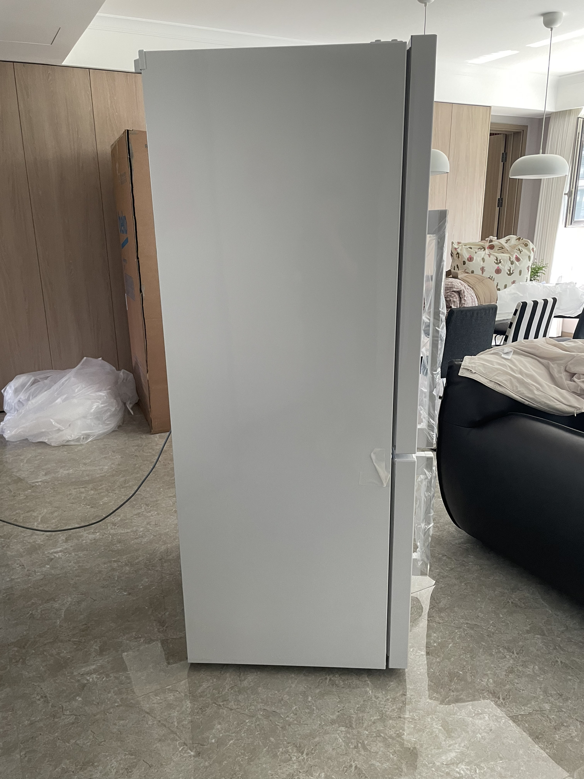 倍科(BEKO)553L两门双门冰箱大宽门冰箱原装进口风冷无霜节能大容量蓝光恒蕴养鲜电冰箱 CN160220IW晒单图