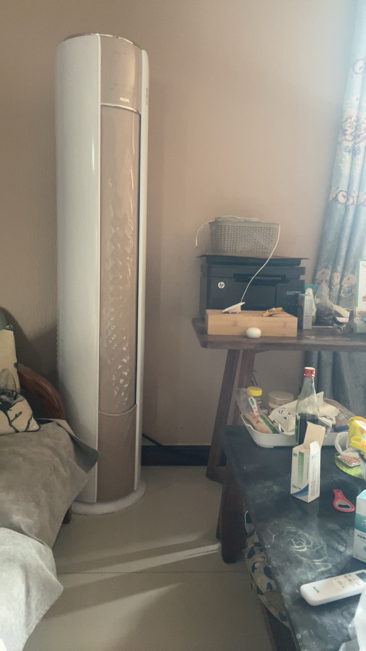 奥克斯(AUX)3匹新一级能效柜机空调立式 变频冷暖 节能省电 高温除菌 自清洁 客厅立柜式空调晒单图
