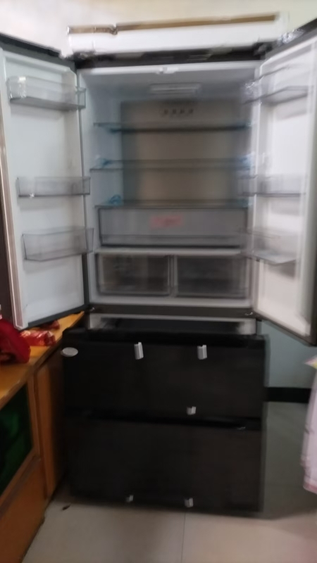 美的(Midea)508升法式对开多门智能一级电冰箱BCD-508WTPZM(E)莫兰迪灰 除菌净味四开门双系统国补晒单图