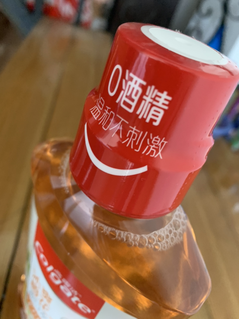 高露洁漱口水清洁含氟孕妇可用清新口气滋润口腔男女生防蛀温和0酒精-沁爽橙花500ml晒单图