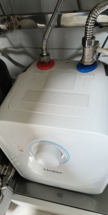 海尔(Haier)6.6升上出水小厨宝 2200W家用厨房速热电热水器 小巧尺寸一级能效节能 EC6.6FA晒单图
