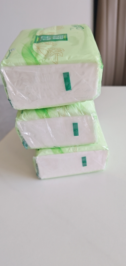 清风抽纸茶臻3层3包无香卫生纸餐巾纸面巾纸家用实惠装抽纸晒单图