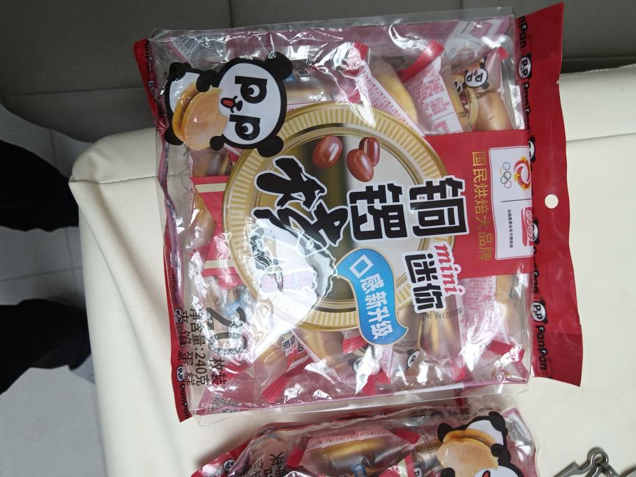 盼盼红豆味铜锣烧240g*2袋装早餐休闲夜宵充饥零食品晒单图
