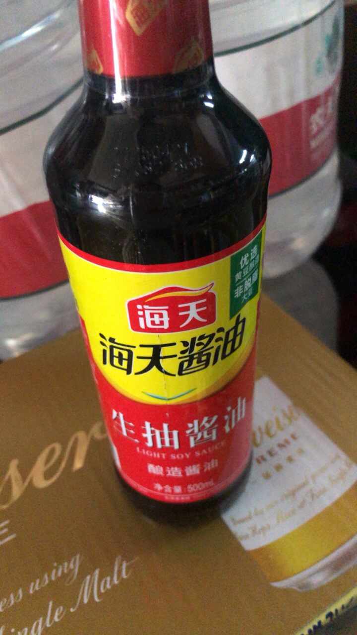 海天生抽酱油500ml+老抽酱油500ml调味组合晒单图