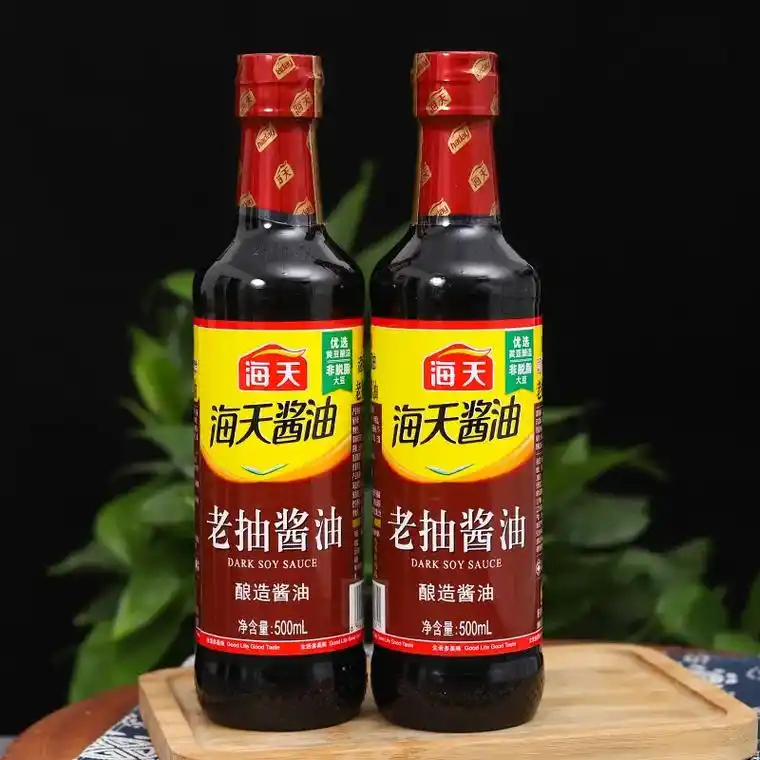 海天酱油0金标生抽500ml+0添加草菇老抽500ml 零添加特级酿造生抽酱油厨房家常炒菜0添加晒单图