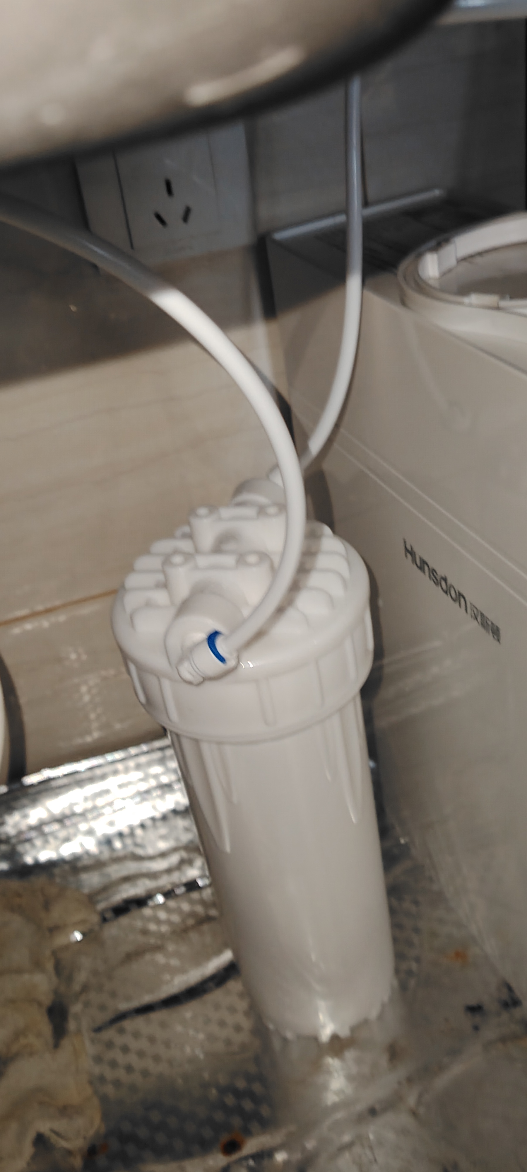 汉斯顿/Hunsdon净水器家用厨房自来水过滤器厨下式无桶大流量净水机320EY 120L/H不用电无废水晒单图