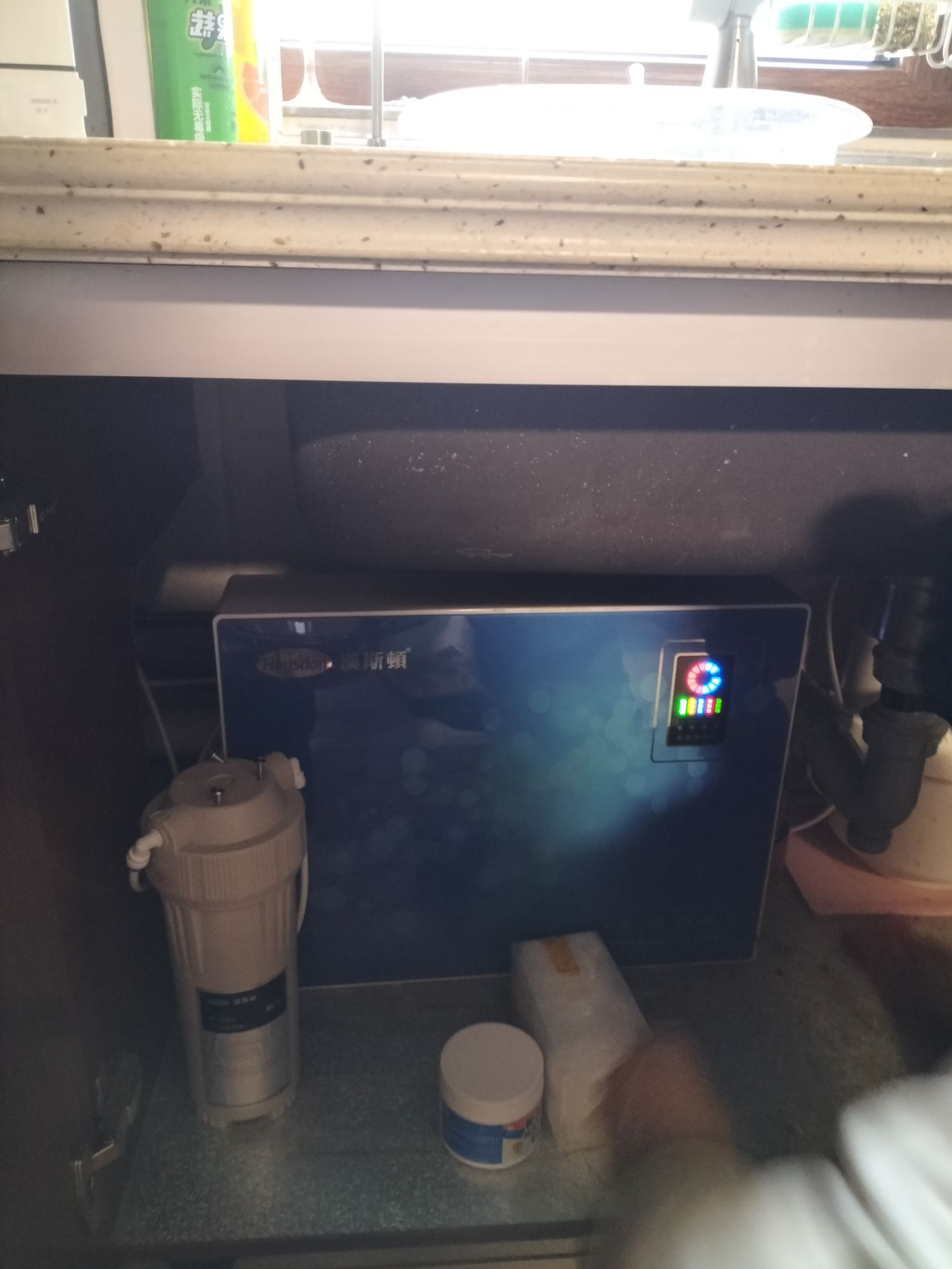 汉斯顿/Hunson净水器家用直饮智能双膜双出水RO反渗透直饮净水机家用厨下式直饮机纯水机07晒单图